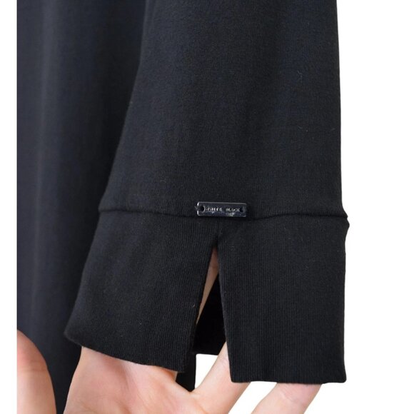 WHITE HOUSE BLACK MARKET STRIPED HEM KNIT 3/4 SLEEVE SHIFT DRESS - Picture 6 of 11